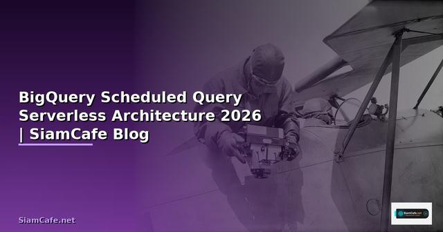 BigQuery Scheduled Query Serverless Architecture