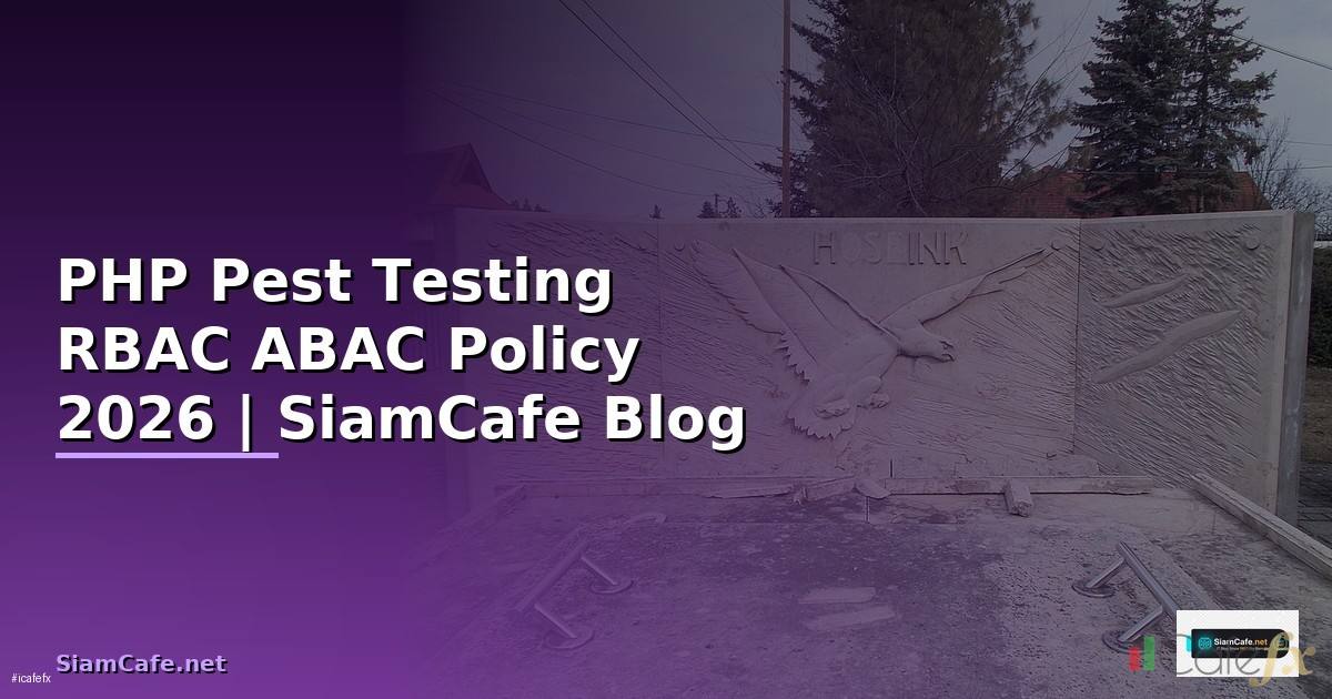 PHP Pest Testing RBAC ABAC Policy — คู่มือฉบับสมบูรณ์ 2026