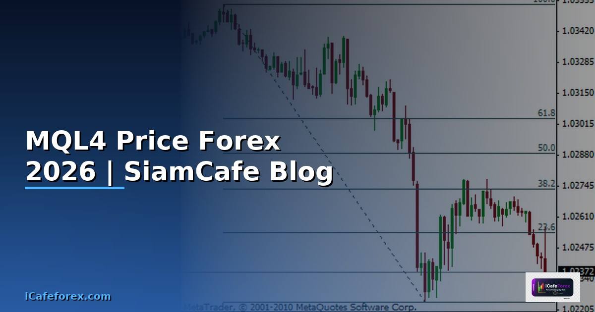 MQL4 Price — คู่มือเทรด Forex ฉบับสมบูรณ์ 2026