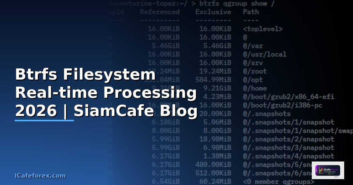 Btrfs Filesystem Real-time Processing