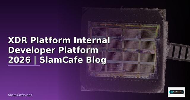 XDR Platform Internal Developer Platform