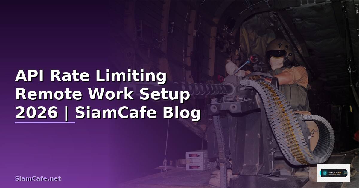 API Rate Limiting Remote Work Setup