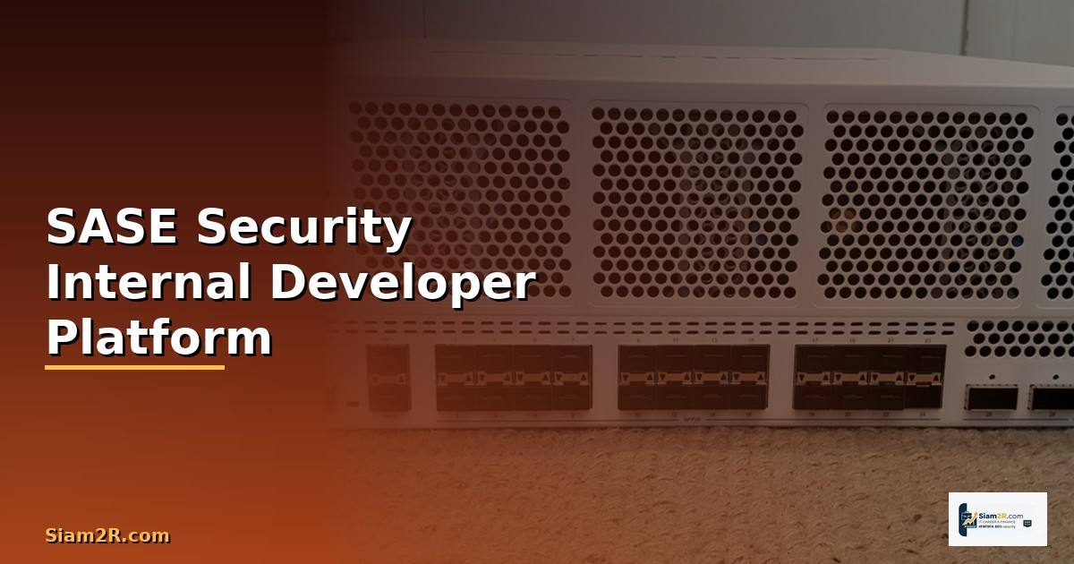 SASE Security Internal Developer Platform — วิธีตั้งค่าและใช้งานจริงพร้อมตัวอย่าง