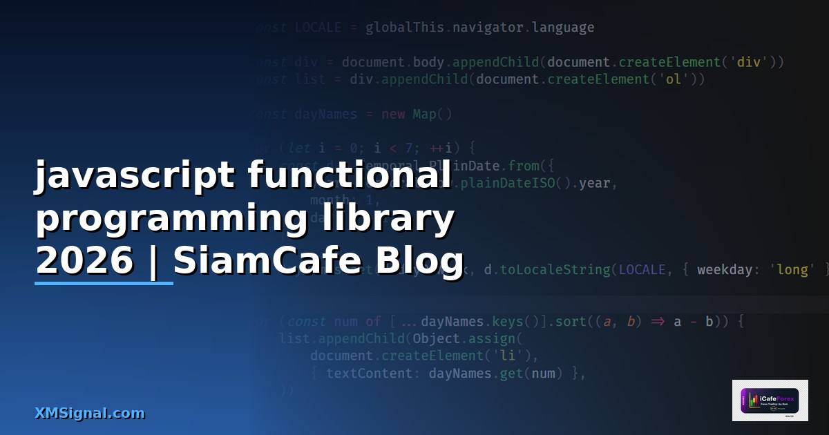 javascript functional programming library
