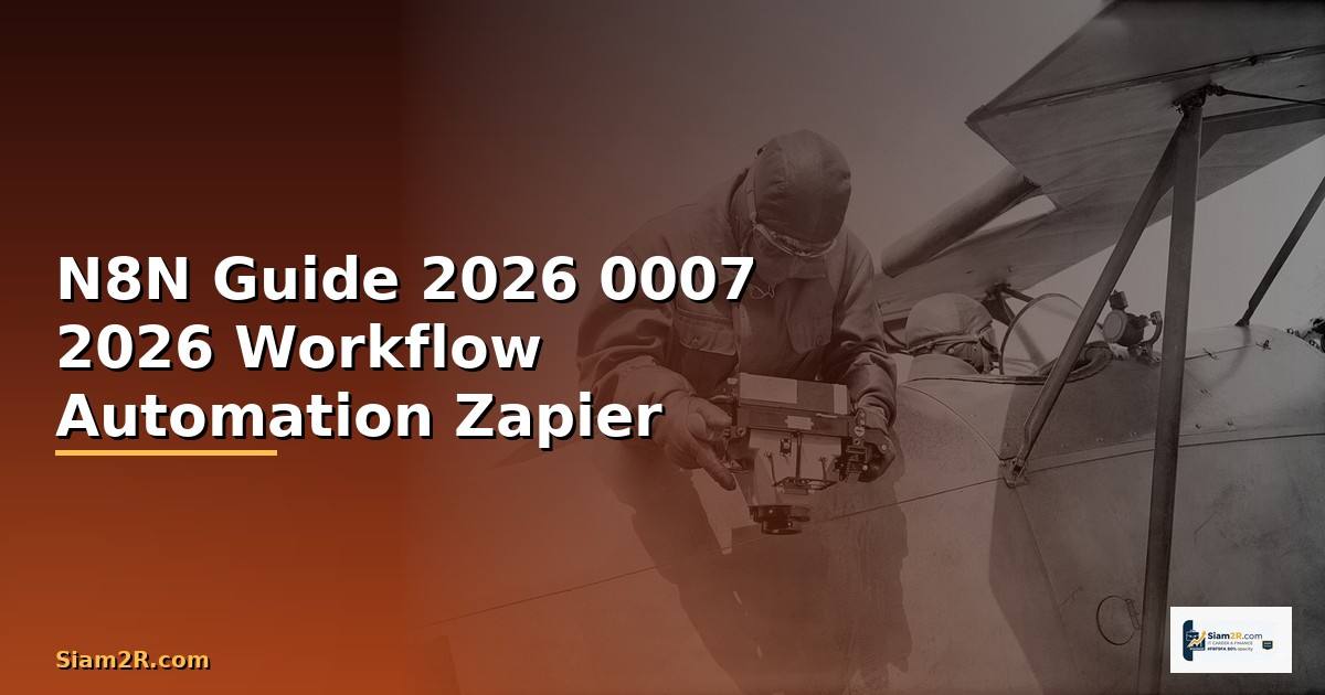 N8N คือ Guide 2026 0007 — Workflow Automation