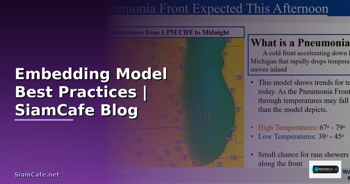 Embedding Model Best Practices ที่ต้องรู้