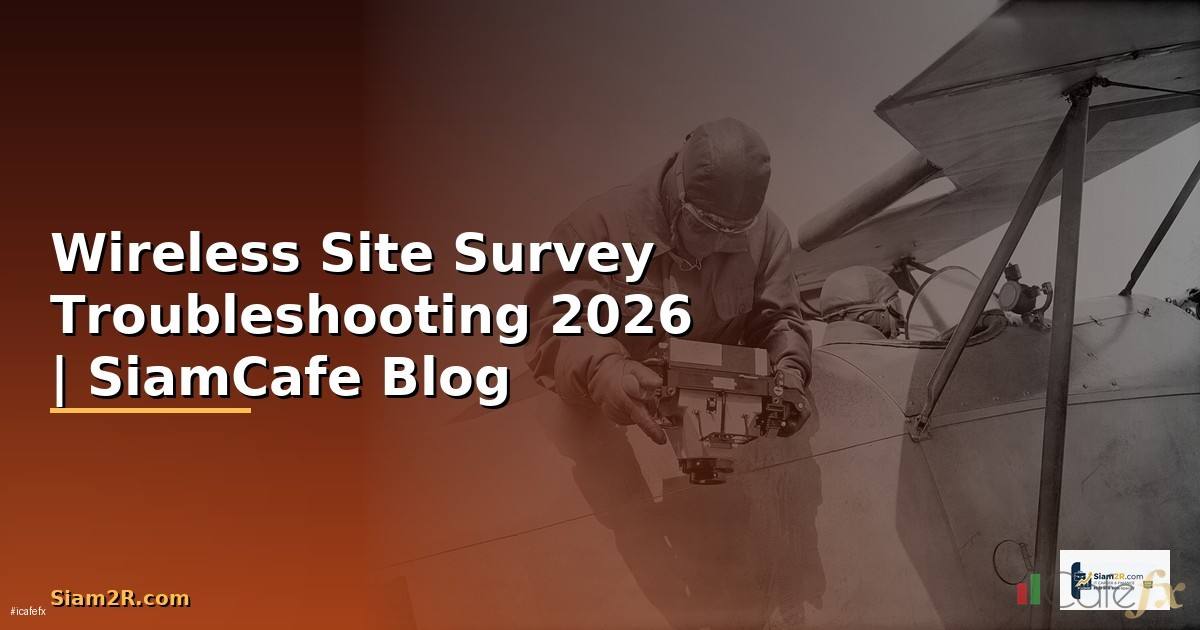 Wireless Site Survey Troubleshooting แก้ปัญหา — คู่มือฉบับสมบูรณ์ 2026