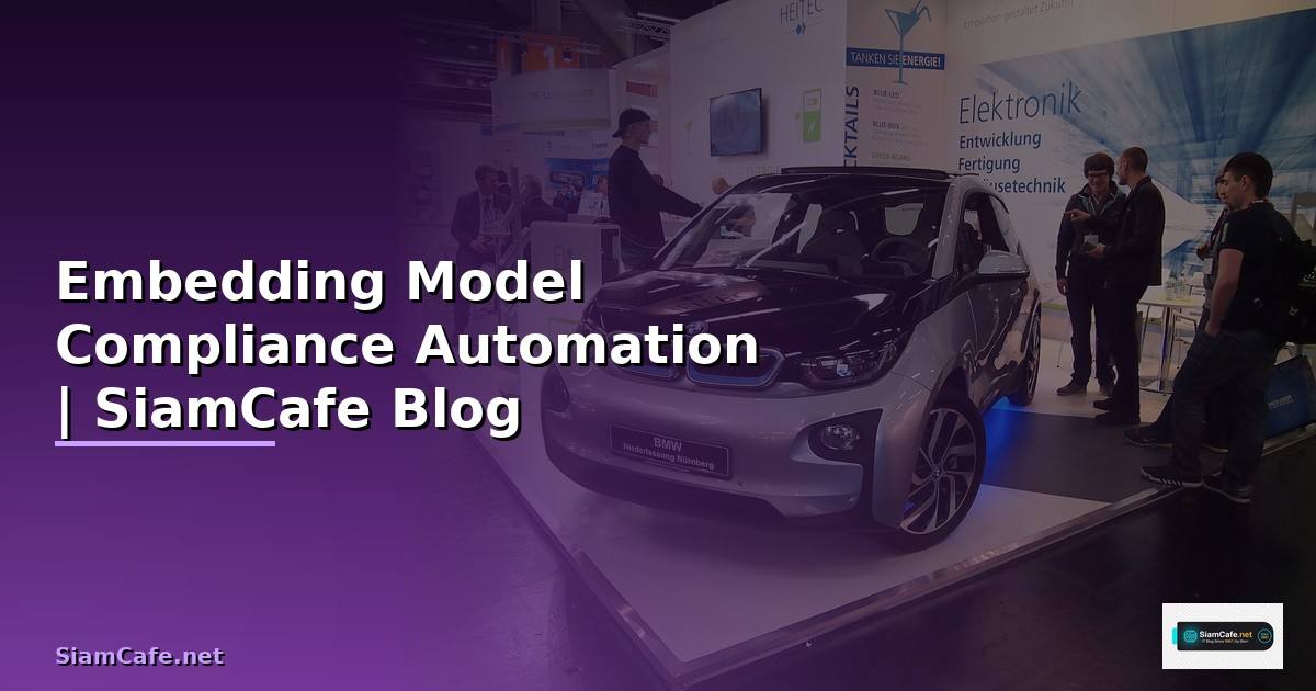 Embedding Model Compliance Automation