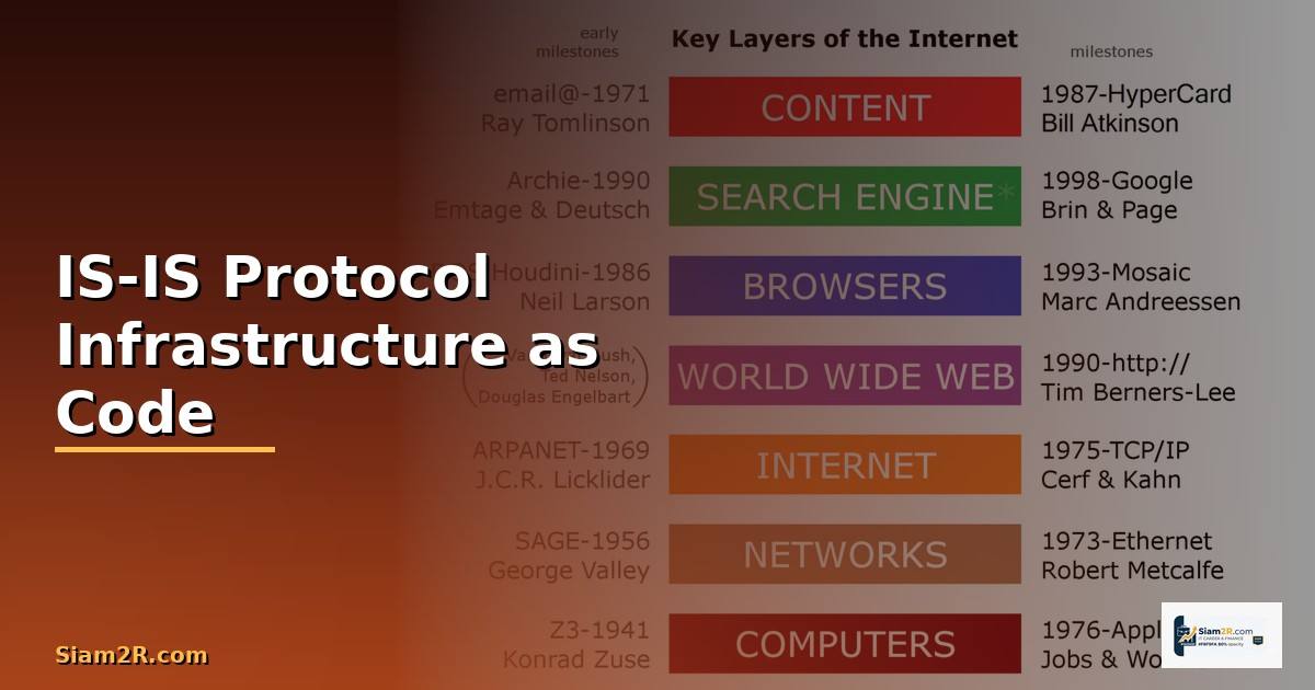 IS-IS Protocol Infrastructure as Code —