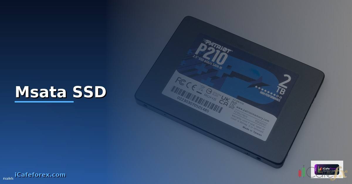 Msata SSD คืออะไร — วิธีตั้งค่าและใช้งานจริงพร้อมตัวอย่าง