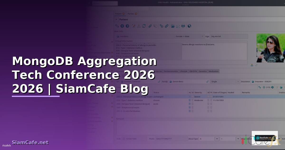 MongoDB Aggregation Tech Conference 2026