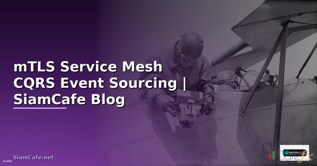 mTLS Service Mesh CQRS Event Sourcing