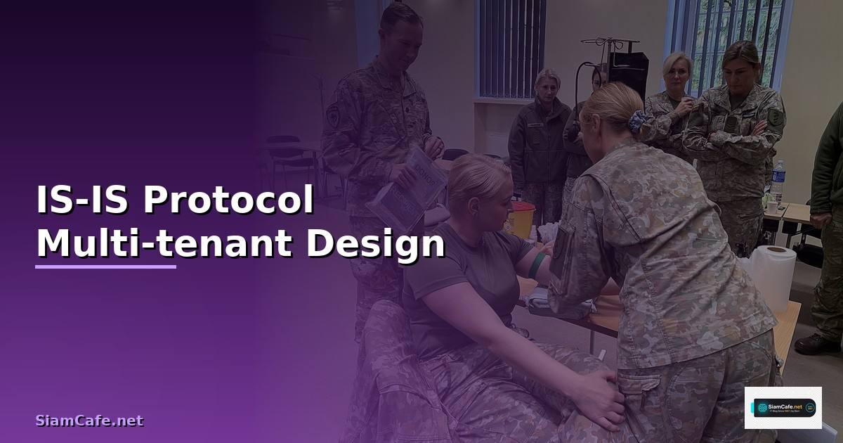 IS-IS Protocol Multi-tenant Design — วิธีตั้งค่าและใช้งานจริงพร้อมตัวอย่าง