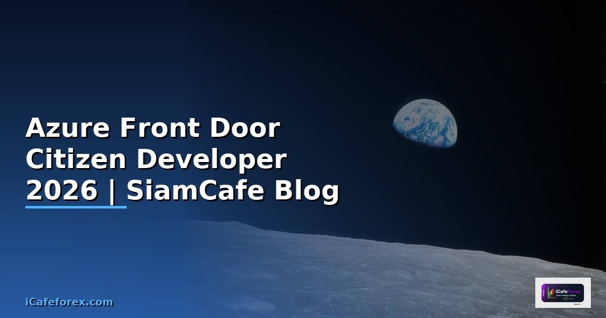 Azure Front Door Citizen Developer