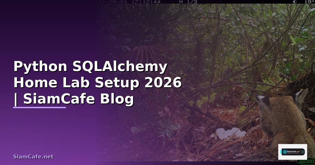 Python SQLAlchemy Home Lab Setup