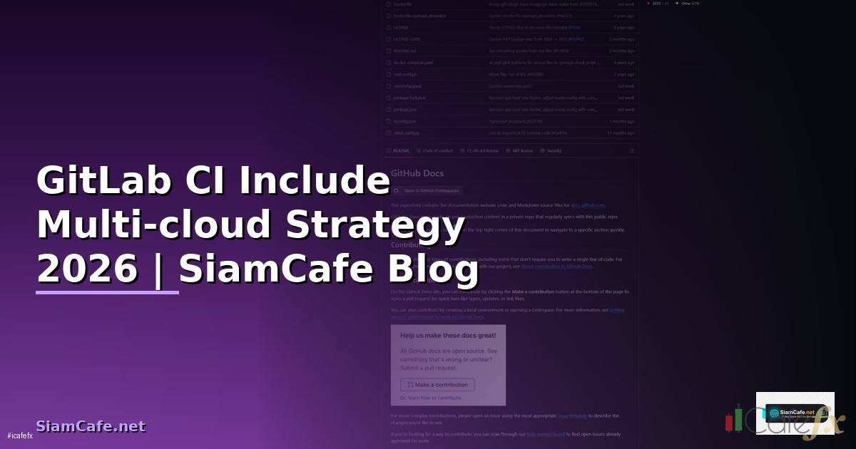 GitLab CI Include Multi-cloud Strategy