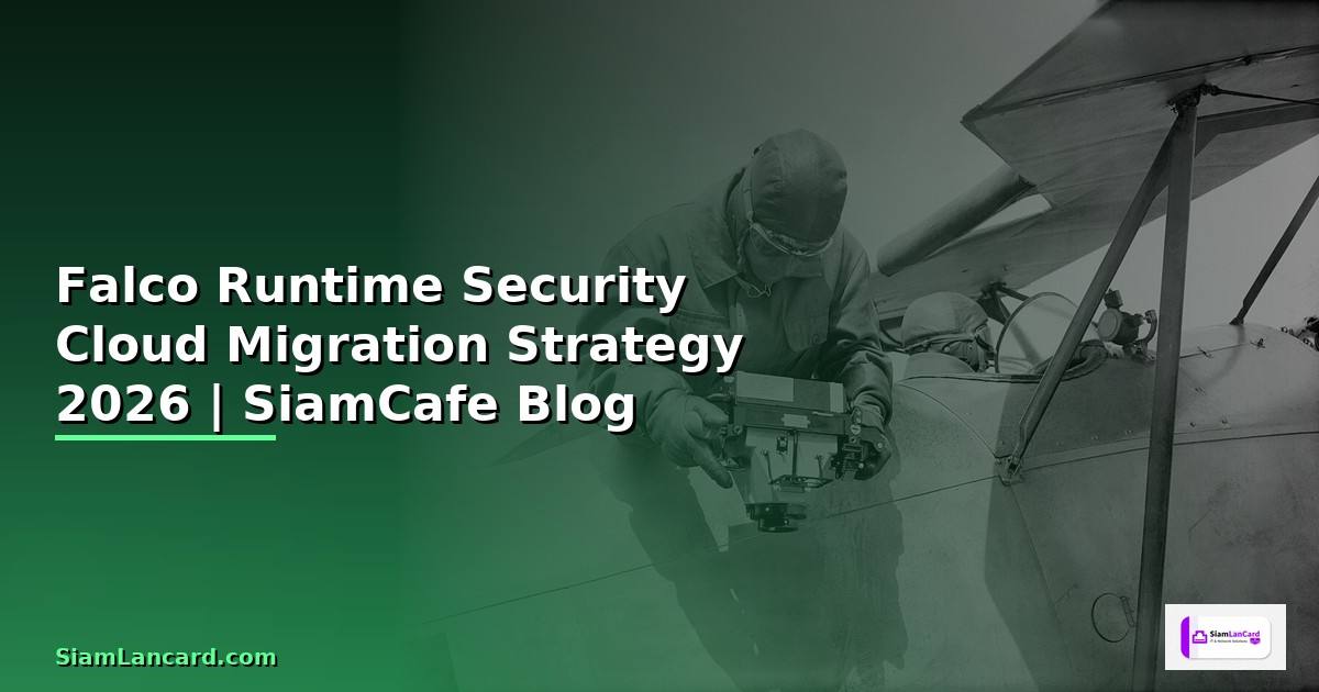 Falco Runtime Security Cloud Migration Strategy