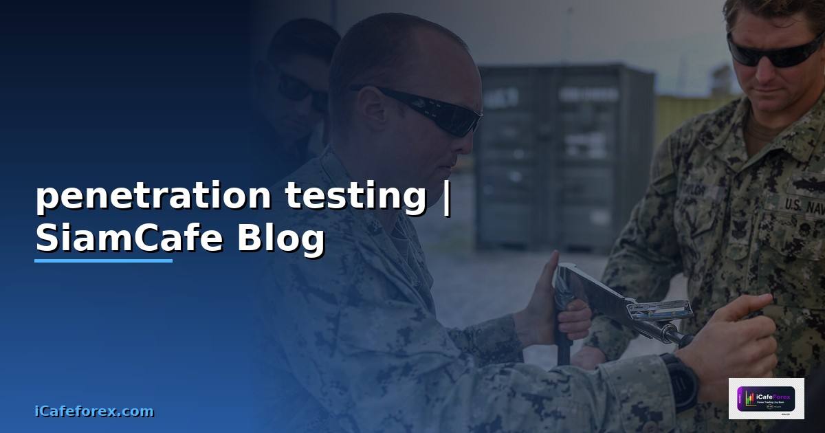 penetration testing คืออะไร