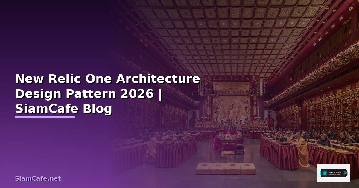 New Relic One Architecture Design Pattern
