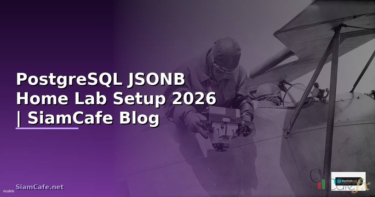 PostgreSQL JSONB Home Lab Setup
