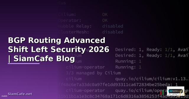 BGP Routing Advanced Shift Left Security