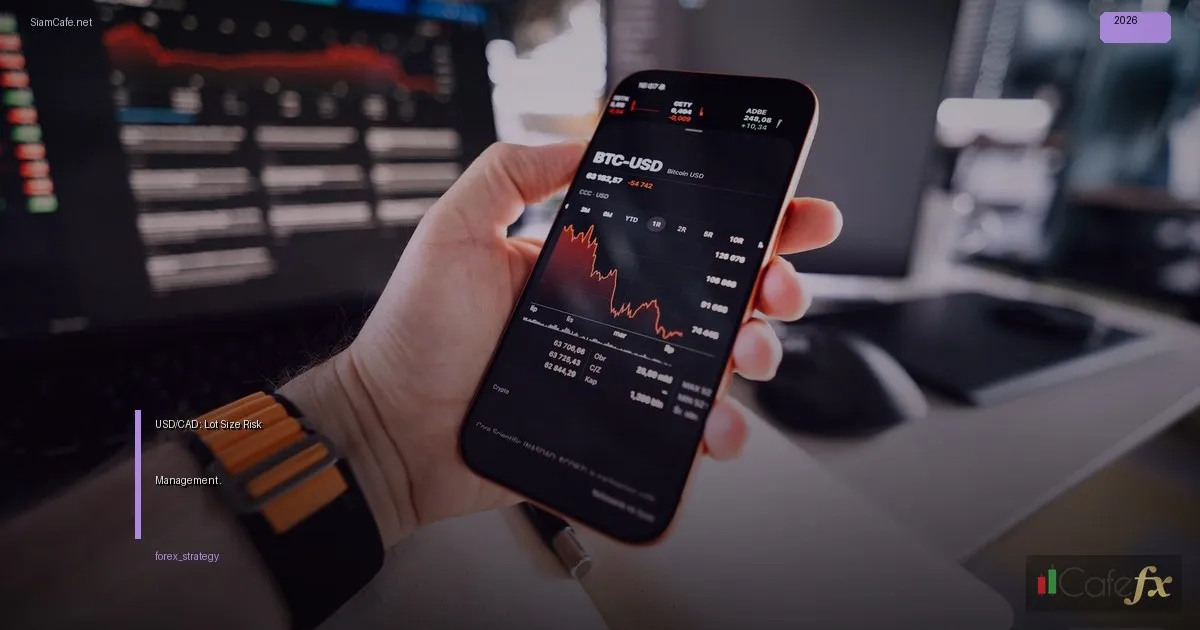 USD/CAD คู่มือเทรด: กลยุทธ์ Lot Size และ Risk Management ฉบับ อ.บอม