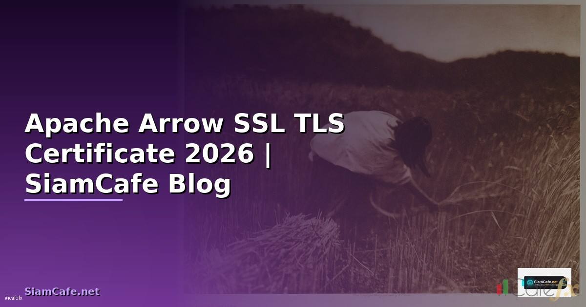 Apache Arrow SSL TLS Certificate