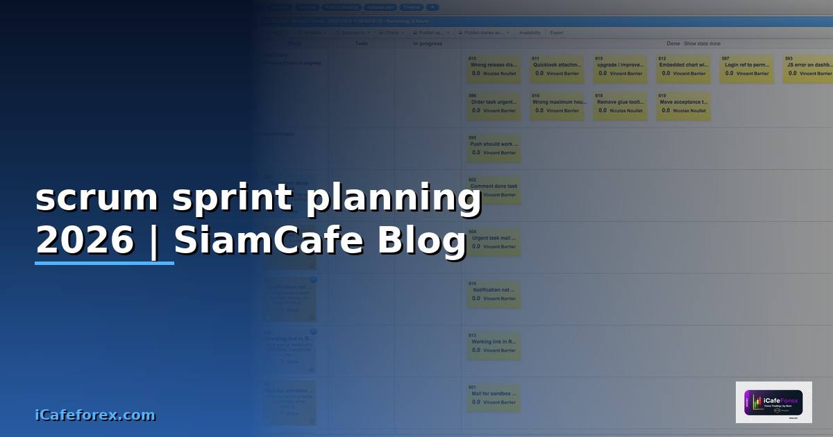scrum sprint planning คือ