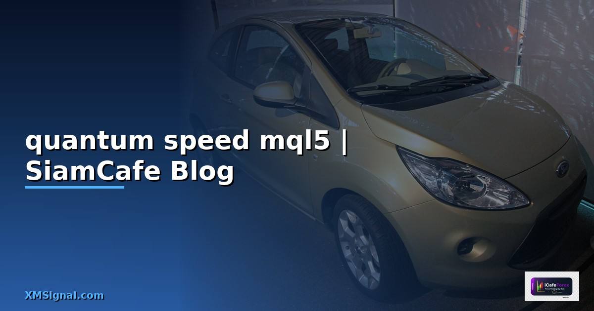 quantum speed mql5 — ข้อมูลครบถ้วน 2026