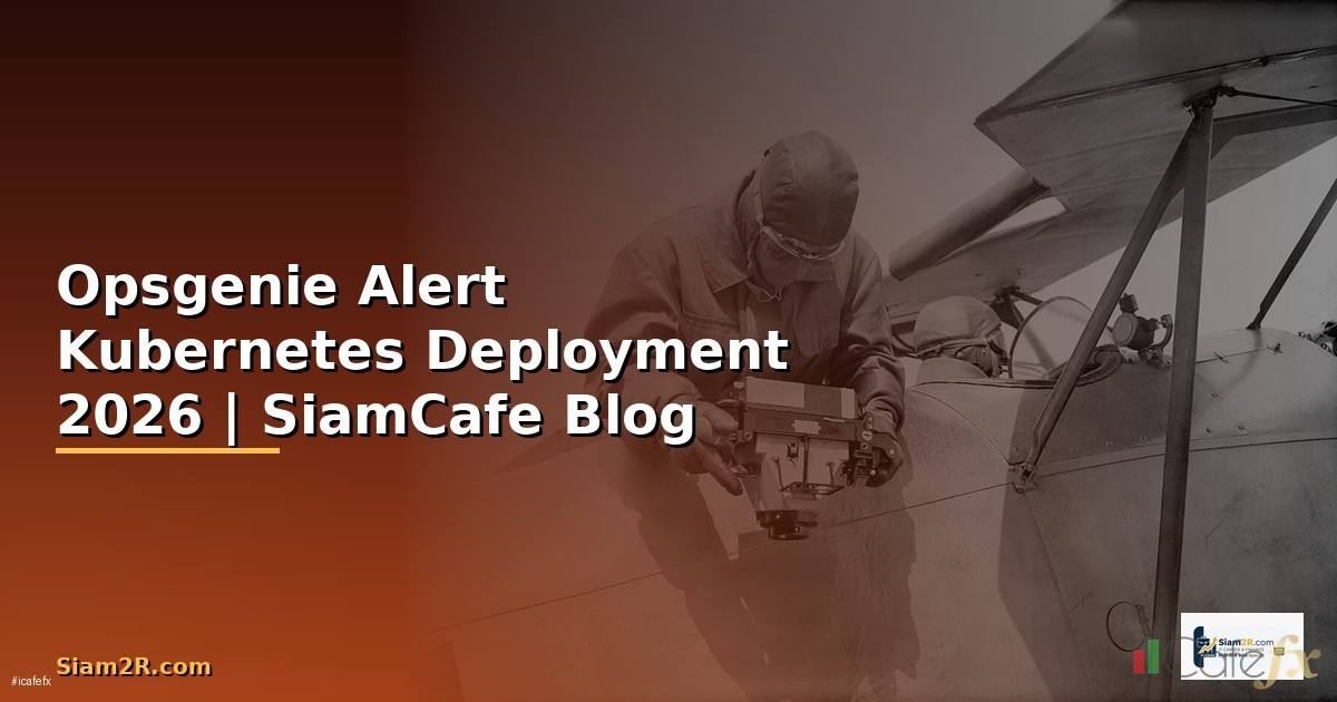 Opsgenie Alert Kubernetes Deployment