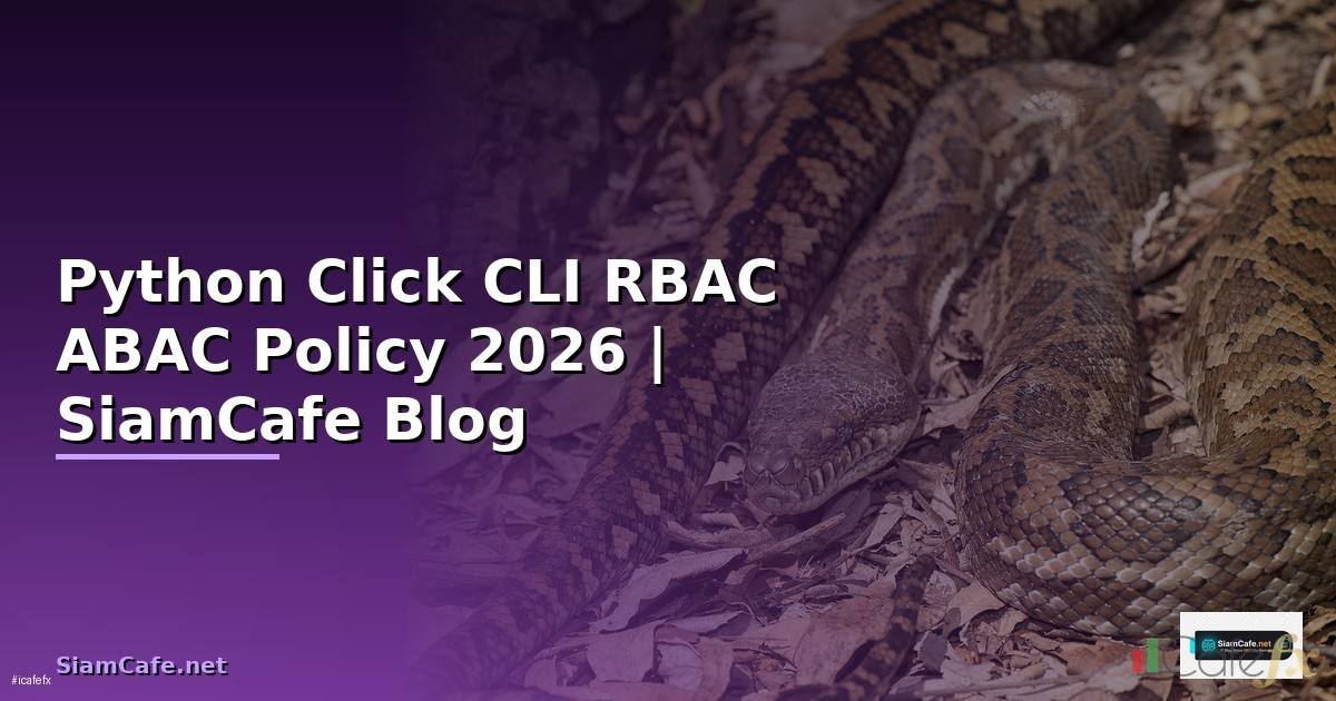 Python Click CLI RBAC ABAC Policy