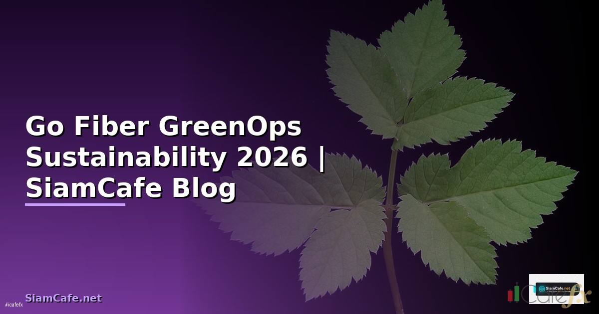 Go Fiber GreenOps Sustainability
