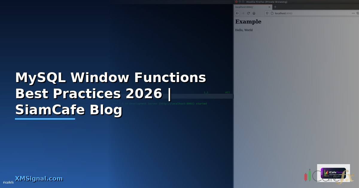 MySQL Window Functions Best Practices ที่ต้องรู้