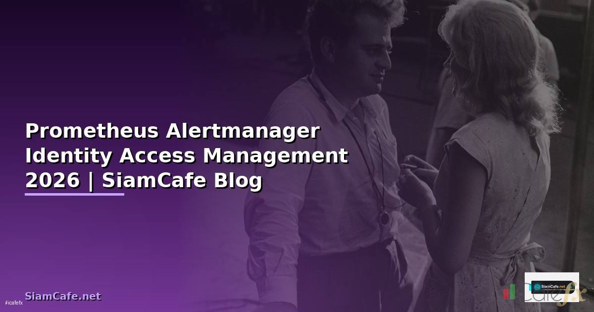 Prometheus Alertmanager Identity Access