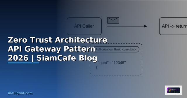 Zero Trust Architecture API Gateway Pattern