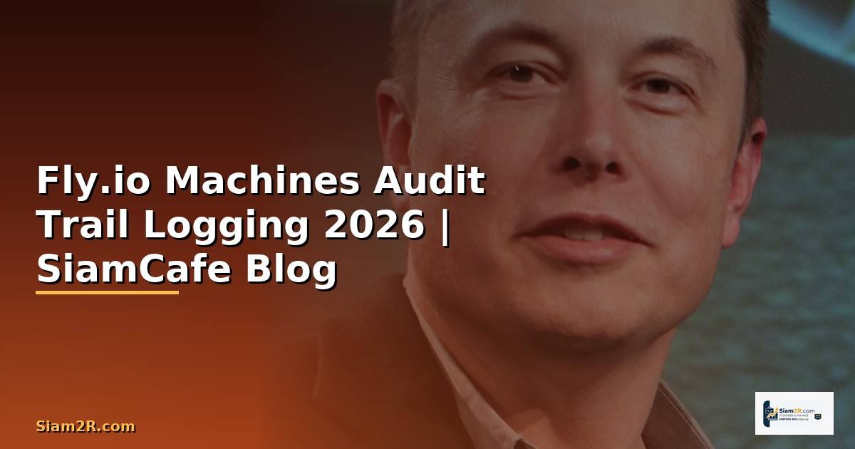 Fly.io Machines Audit Trail Logging