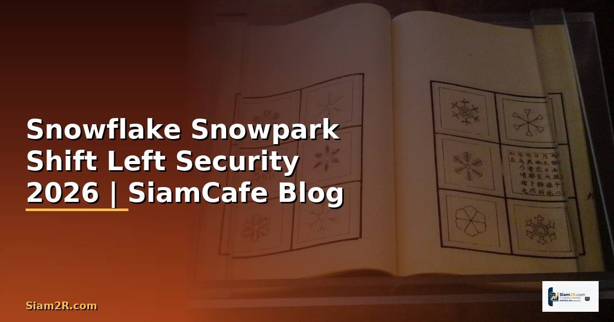 Snowflake Snowpark Shift Left Security