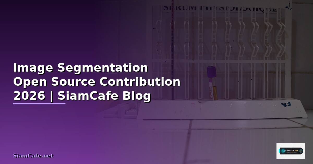 Image Segmentation Open Source Contribution —