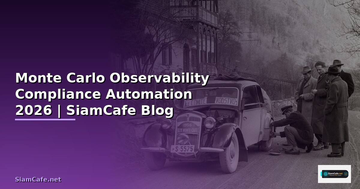 Monte Carlo Observability Compliance Automation