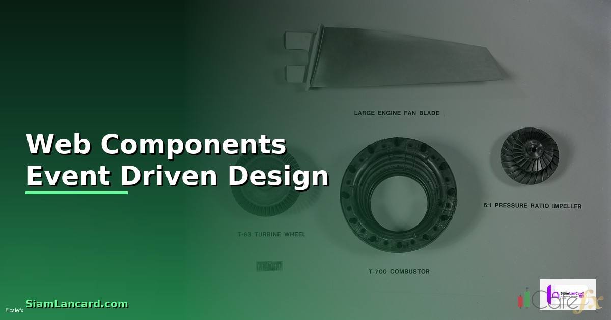 Web Components Event Driven Design —