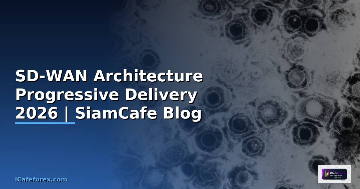 SD-WAN Architecture Progressive Delivery