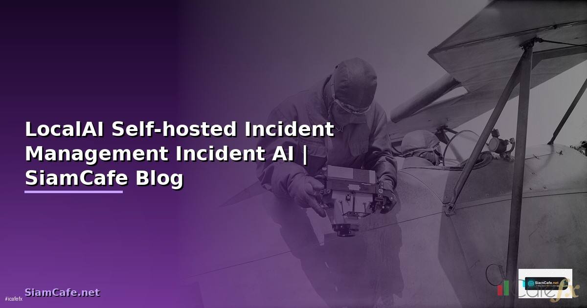 LocalAI Self-hosted Incident Management — จัดการ