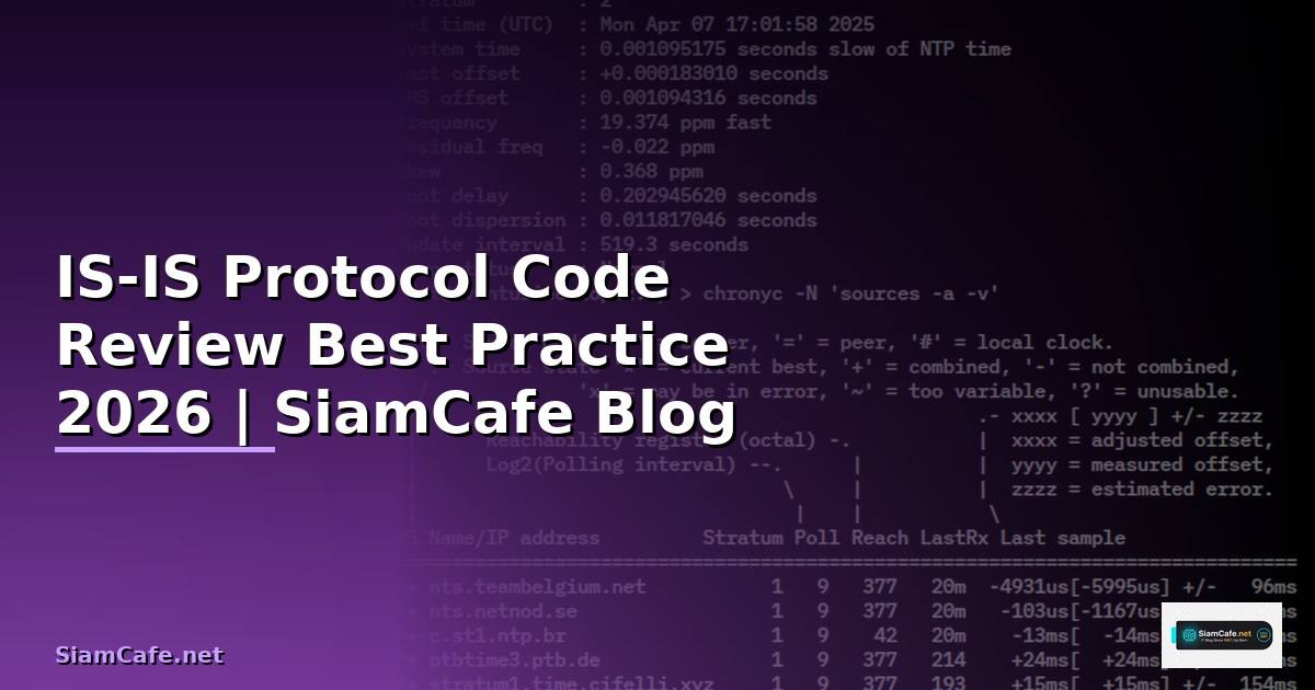 IS-IS Protocol Code Review Best Practice