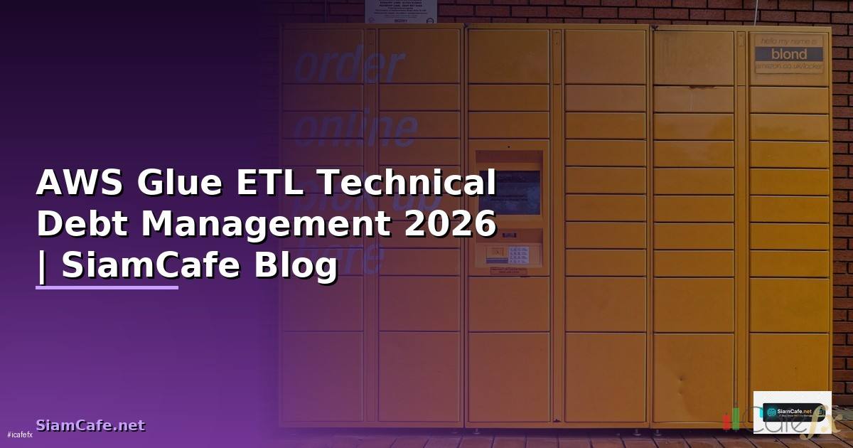 AWS Glue ETL Technical Debt Management