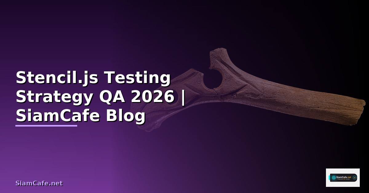Stencil.js Testing Strategy QA