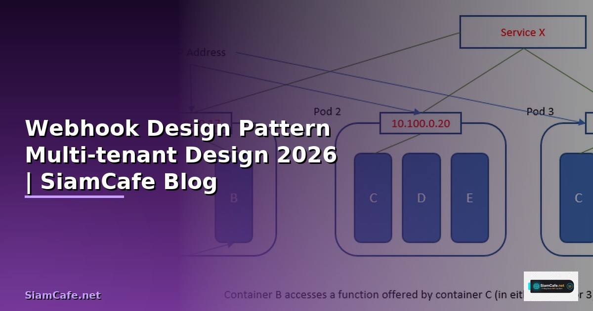 Webhook Design Pattern Multi-tenant Design