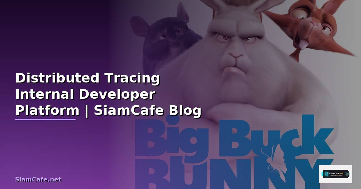 Distributed Tracing Internal Developer Platform