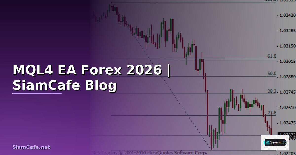 MQL4 EA — คู่มือเทรด Forex ฉบับสมบูรณ์ 2026
