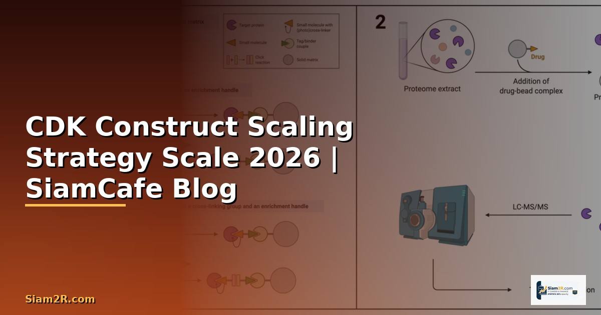 CDK Construct Scaling Strategy วิธี Scale