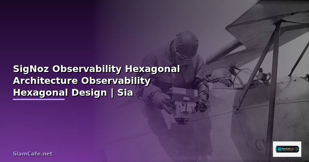 SigNoz Observability Hexagonal Architecture —